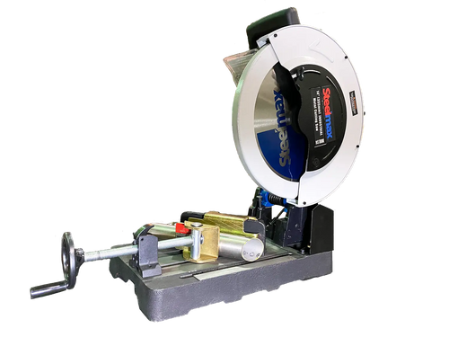 Steelmax Metal Cutting Saw with Cast Iron Base