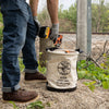Klein Canvas Bucket Wide-Opening Straight-Wall Molded Bottom
