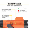 Klein Rechargeable Focus Flashlight with Laser