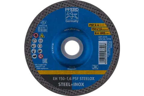 Pferd Cut-Off Wheel PSF Steelox Aluminum Oxide