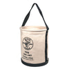 Klein Canvas Bucket Wide-Opening Straight-Wall Molded Bottom