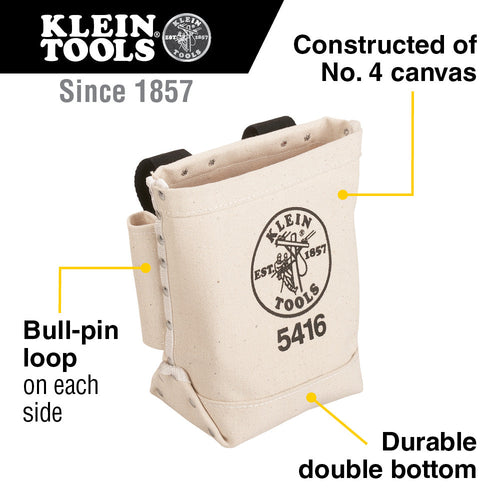 Klein Tool Bag Bull-Pin and Bolt Pouch Belt Strap Connect