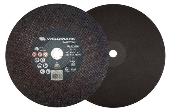 Weldmark by Norton® A AO Right Angle Cut-Off Wheel Type 1/41 Aluminum Oxide