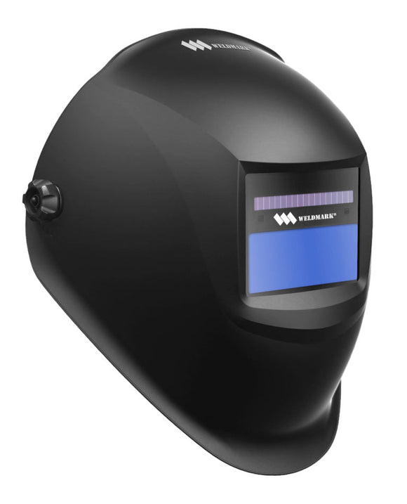 Weldmark by Metal Man Workgear Steel Works Black Auto-Darkening Helmet With Real View
